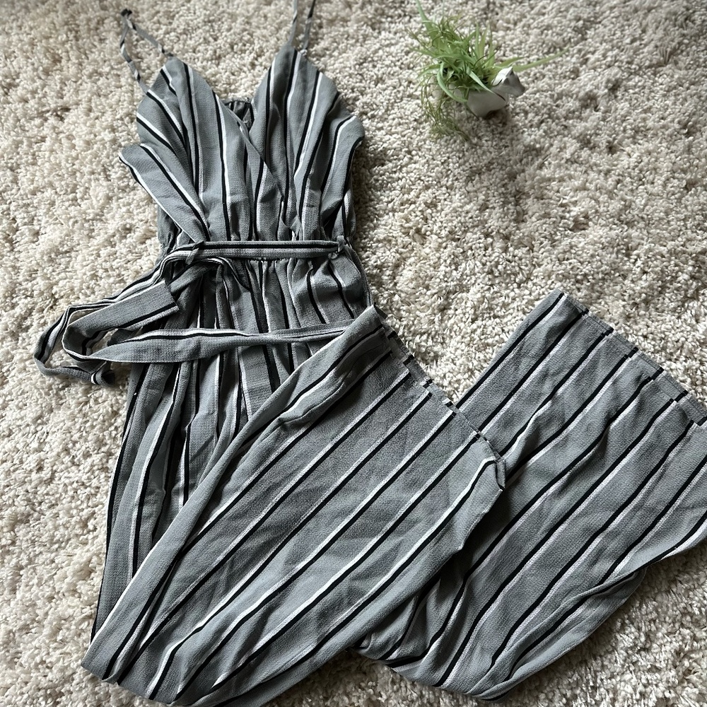 J For Justify Pants & Jumpsuit Striped vintage cute summer romper one pi…
